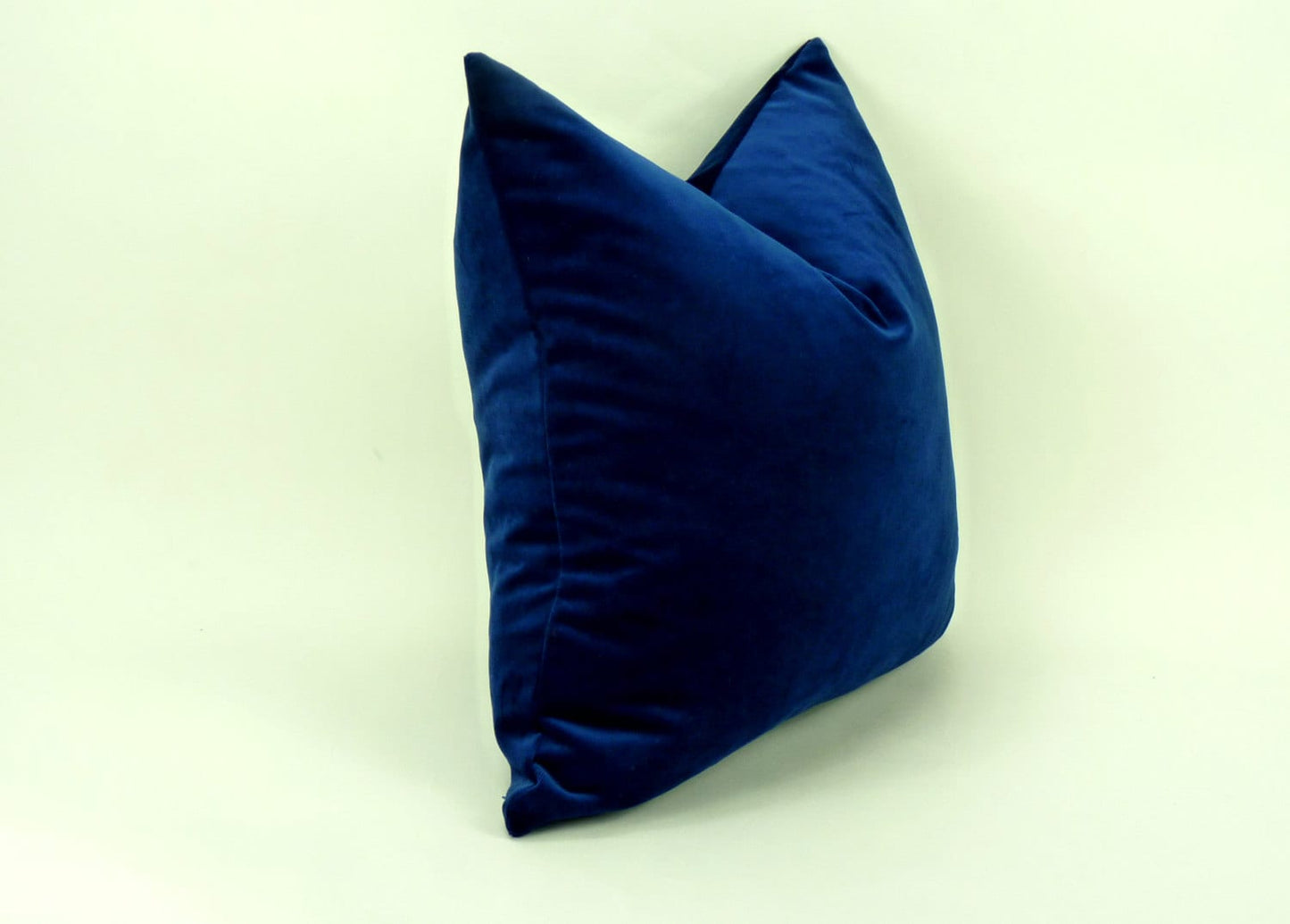 sapphire blue velvet pillow case // blue velvet cushion case // dark blue velvet pillow