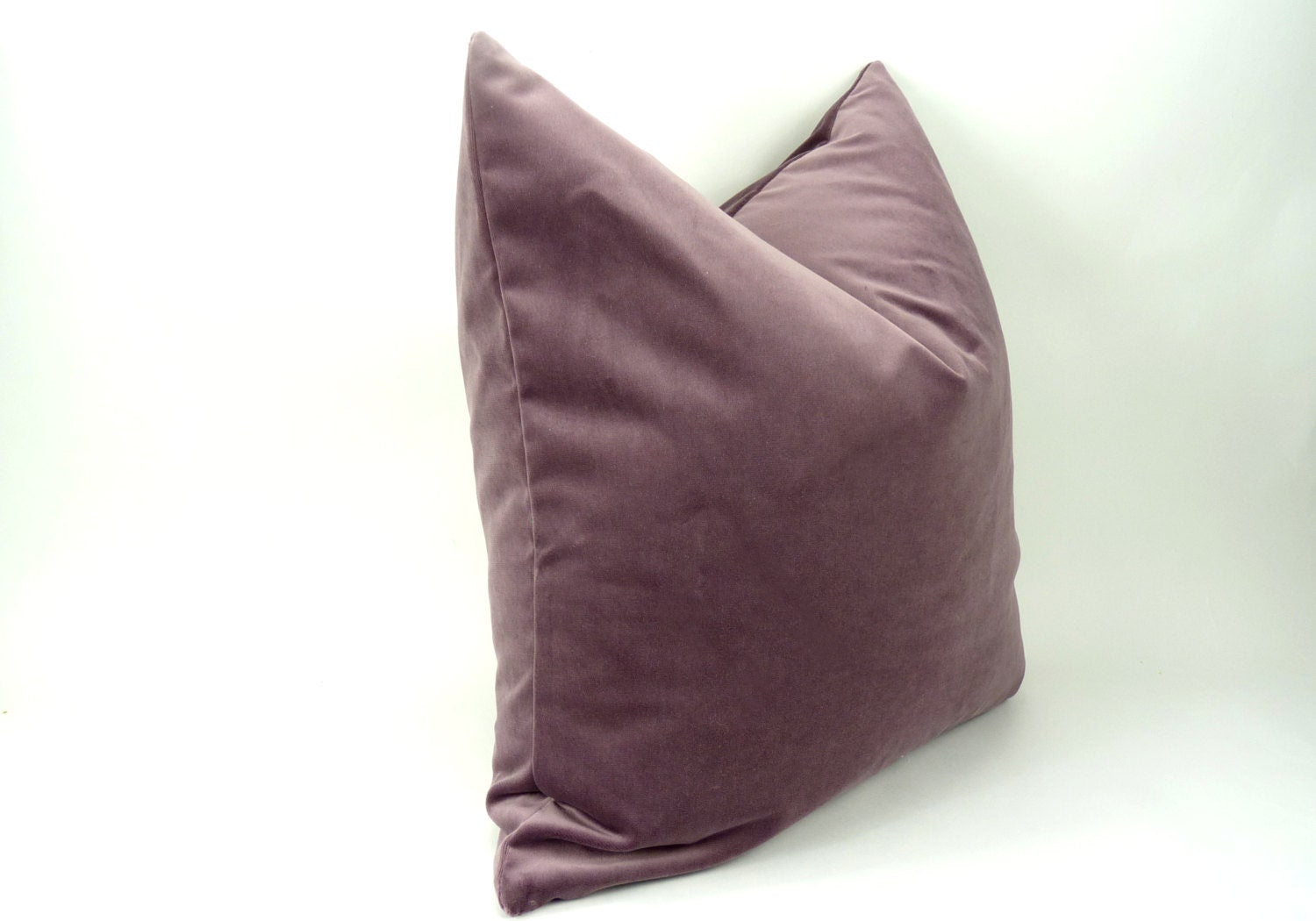 Mauve pillow cover // mauve velvet cushion case // mauve velvet pillow cover