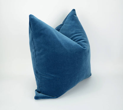 slate blue velvet pillow cover //  blue velvet cushion cover // dark blue velvet cushion cover //  blue velvet pillow cover