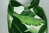 Banana leaf pillow // palm leaf pillow cover // tropical pillow cover // Tommy bahama swaying palms // green pillow cover //