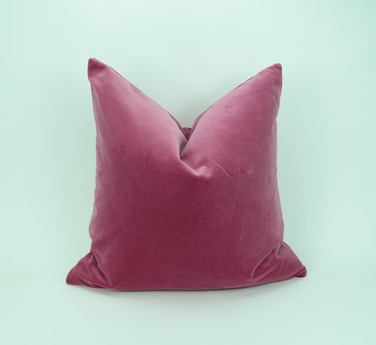 Rose pink velvet pillow cover, pink velvet cushion, pink velvet pillow