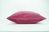 Rose pink velvet pillow cover, pink velvet cushion, pink velvet pillow