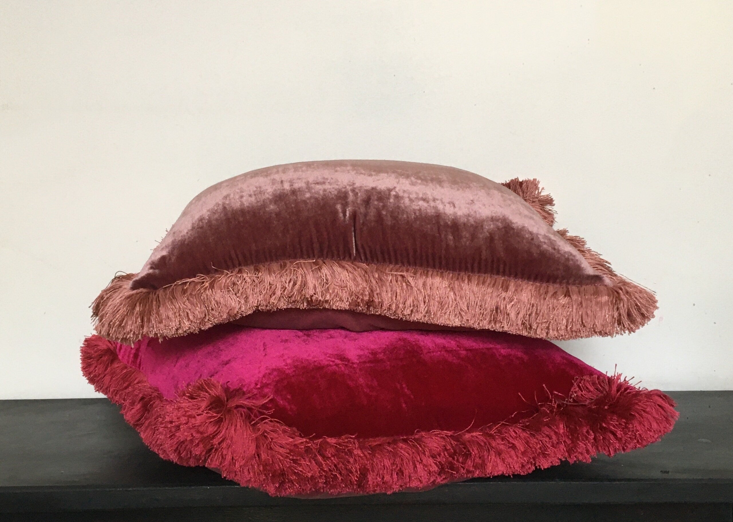 Dusty rose silk velvet pillow, silk velvet cushion, pink silk velvet pillow, pink velvet cushion