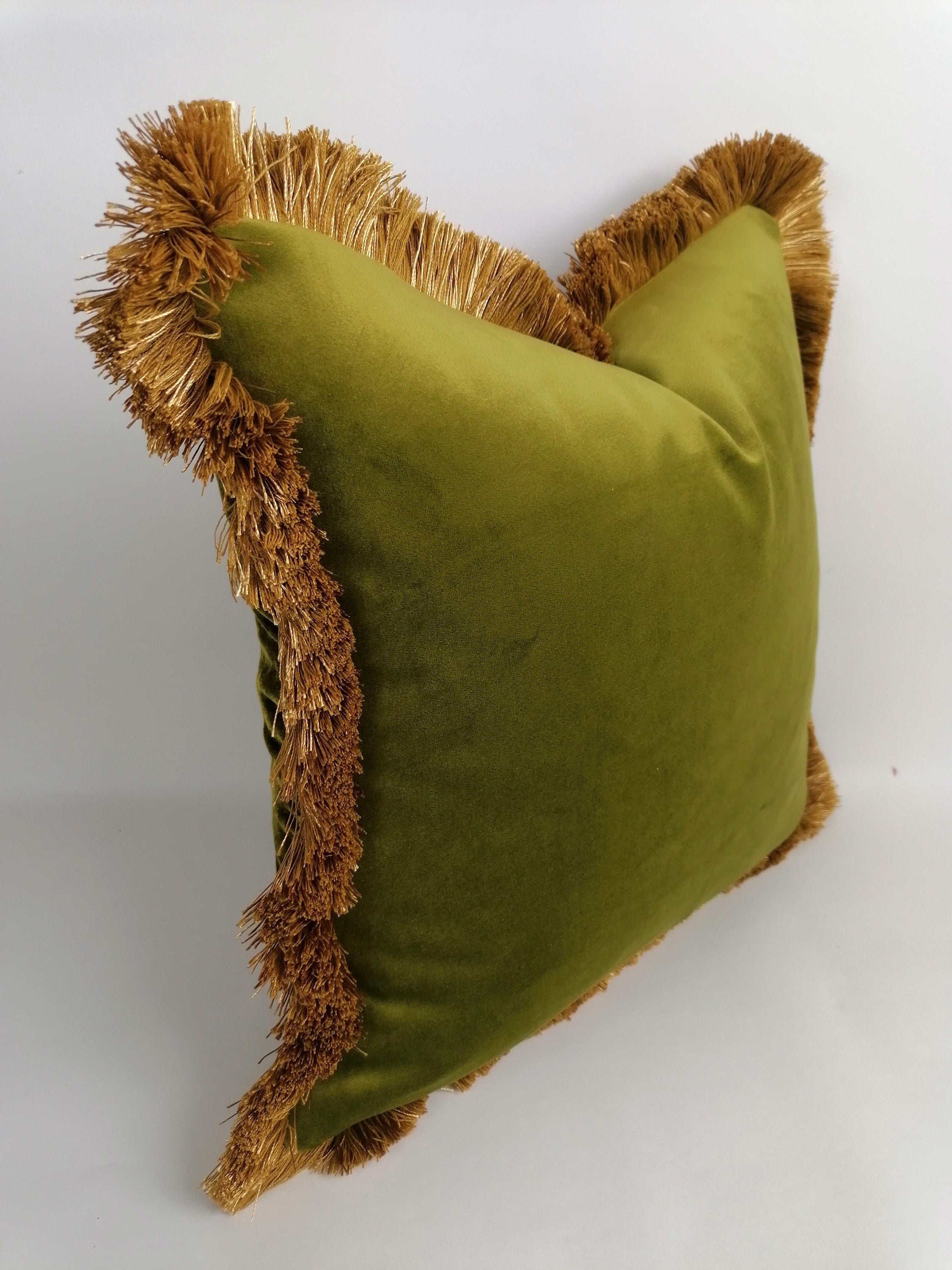 12 x 36 long lumber pillow, chartreuse silk velvet pillow // green silk velvet cushion