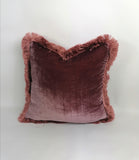 berry silk velvet pillow // silk velvet cushion // purple silk velvet pillow // pink silk velvet pillow (Copy)