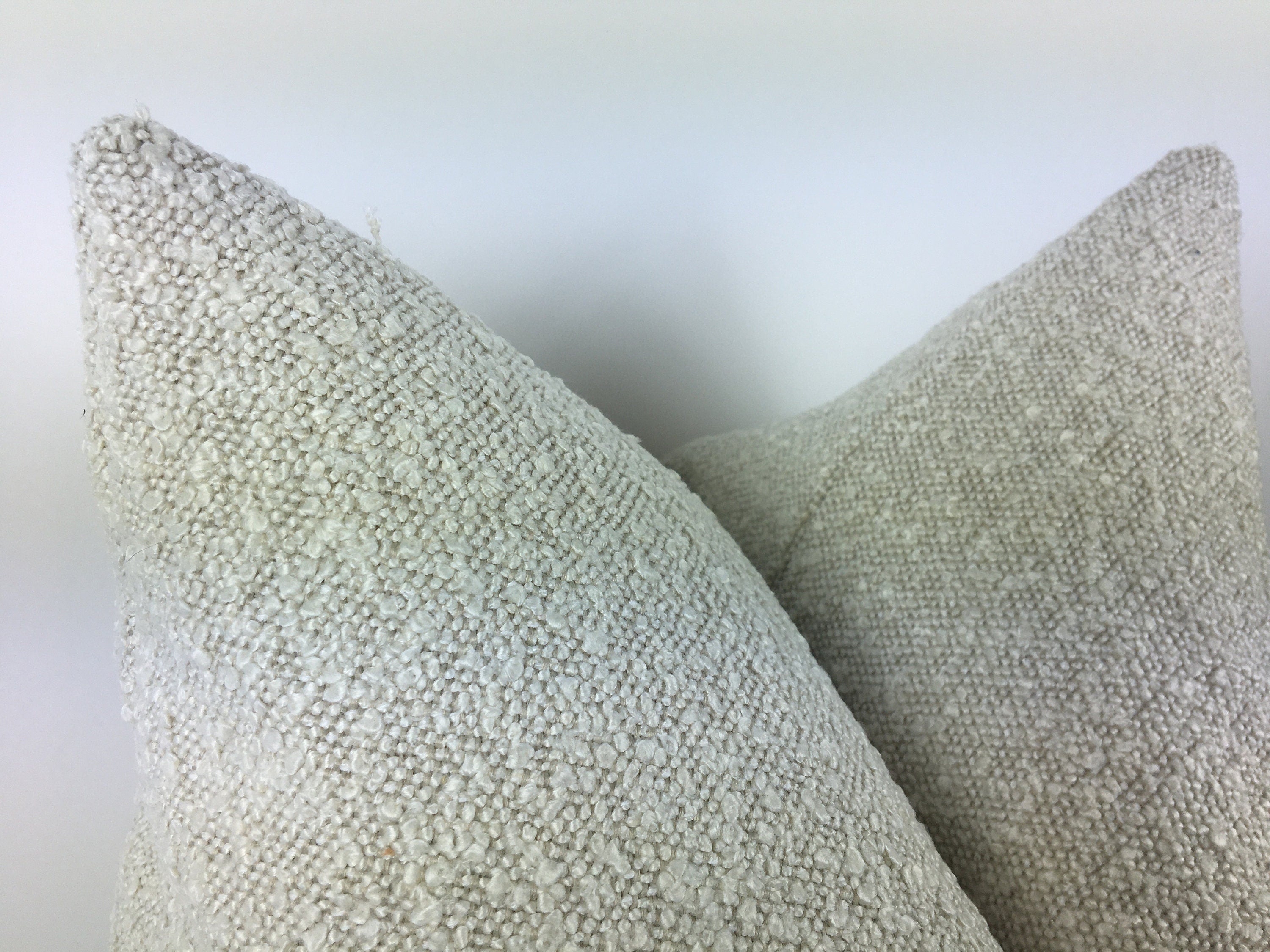 Boucle pillow // cream boucle pillow // boucle cushion